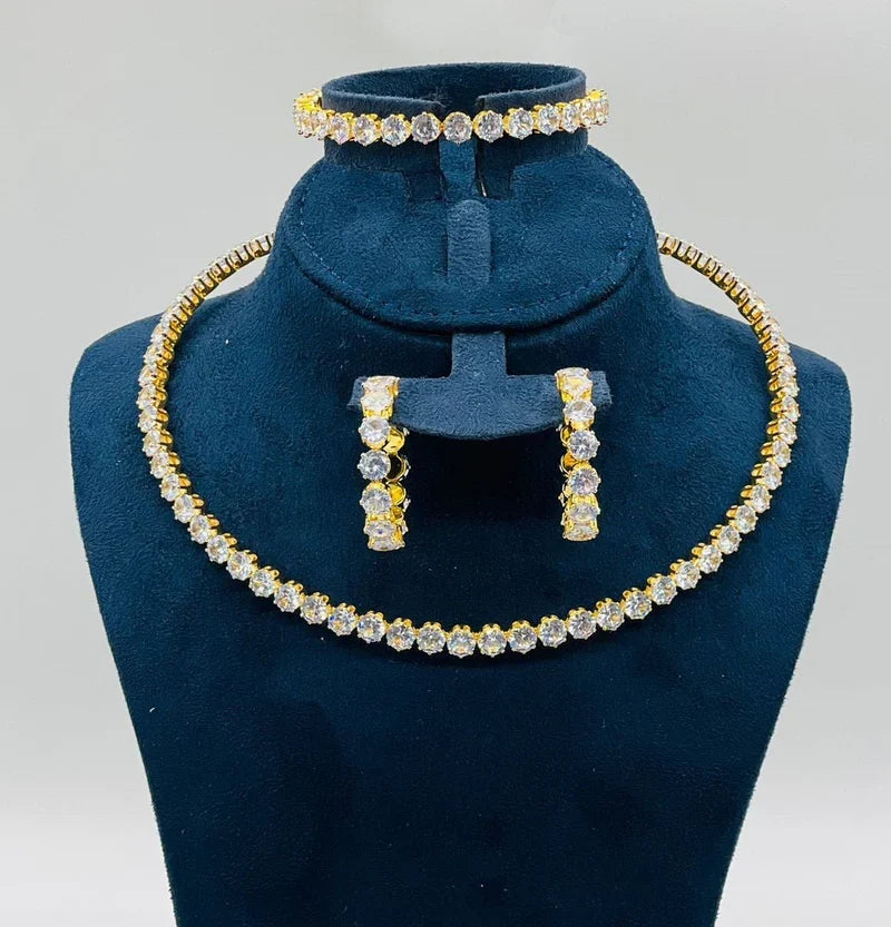 Crystal Choker Set