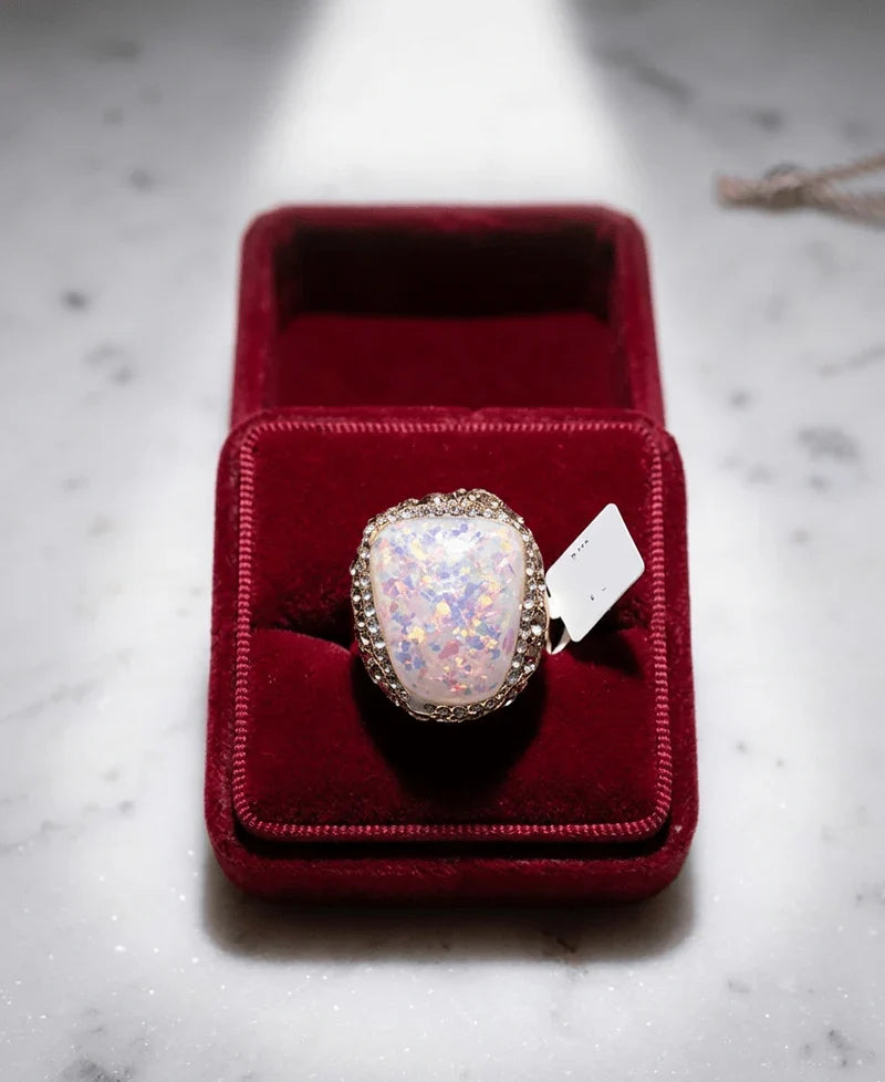 Crystal Statement Ring
