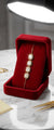 Square Crystal Link Adjustable Bracelet